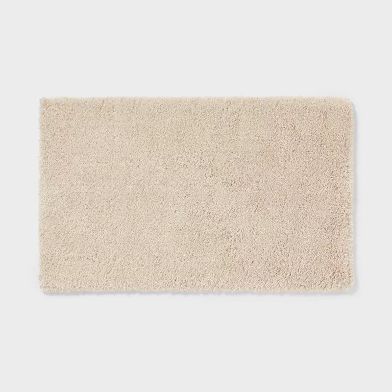 24"x40" Spa Plush Bath Rug Almond - Threshold™