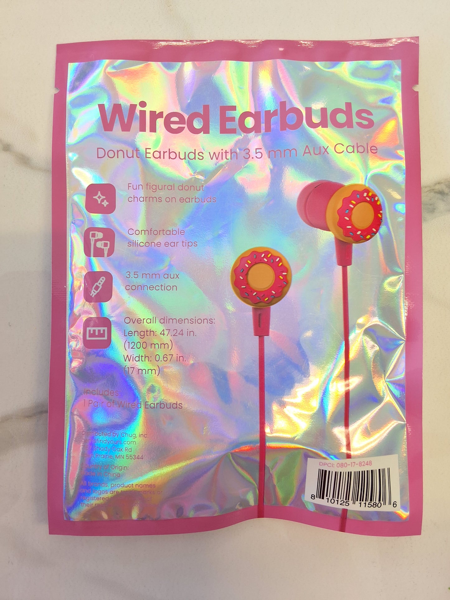 GEMS 'Donut' Novelty Wired Earbuds