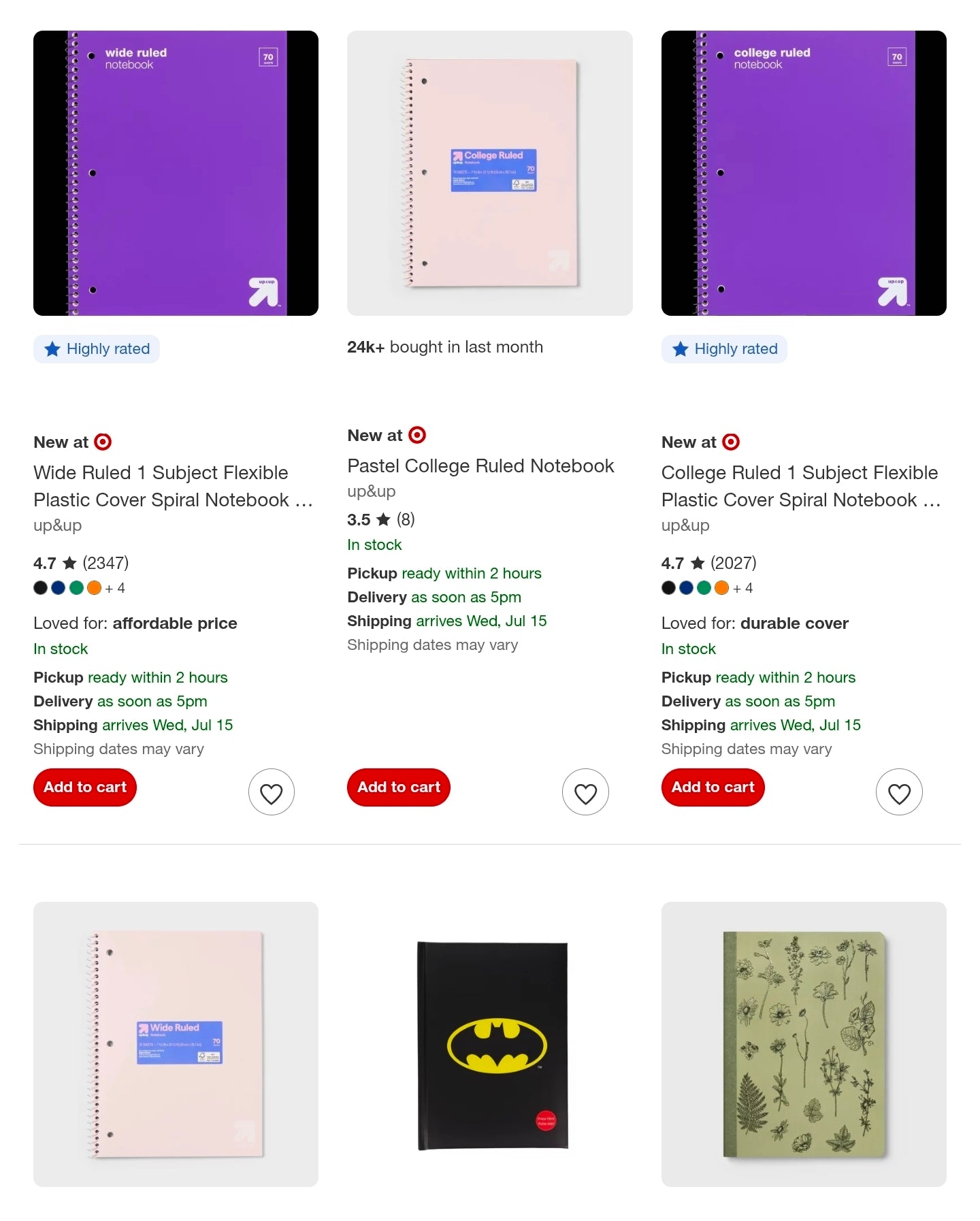 $.99 70 pg. SPIRAL NOTEBOOK