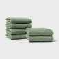 6pk Washcloth Set Light Green - Room Essentials™