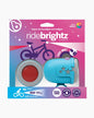 Brightz RideBrightz LED Headlight & Taillight Set USB Rechargeble Multiple Light Modes 75 Lumen 100 Beam Star Design