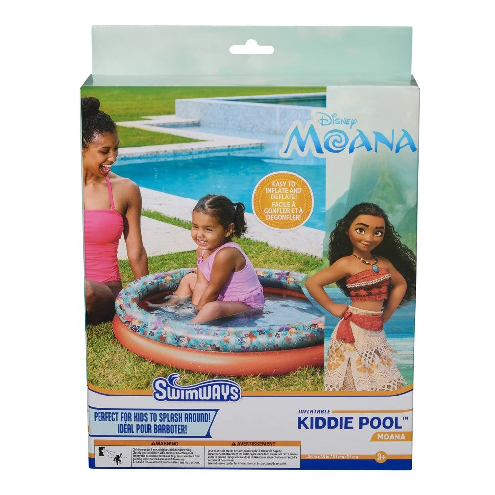 Disney Moana Kiddie Pool: Inflatable, Toddler, PVC, Age 3+