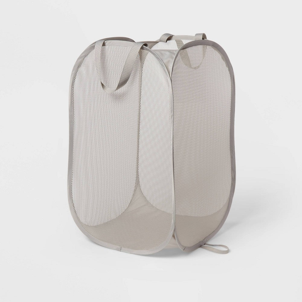 brightroom Pop-up Hamper- Grey