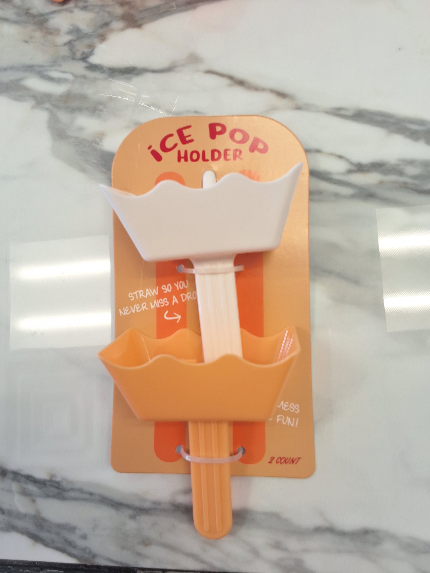 Ice Pop Holder- Orange