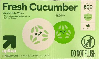 800 Up and Up Cucumber Baby Wipes