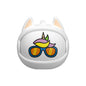 GEMS 'Unicorn' Spinning Animal Face TWS Earbuds - White